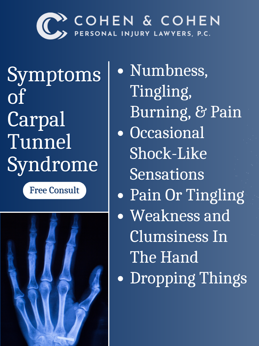 symptoms of carpal tunnel syndrome - Cohen & Cohen new york